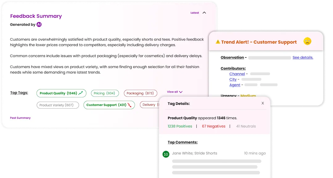Affiniv AI sentiment analysis and trend alerts